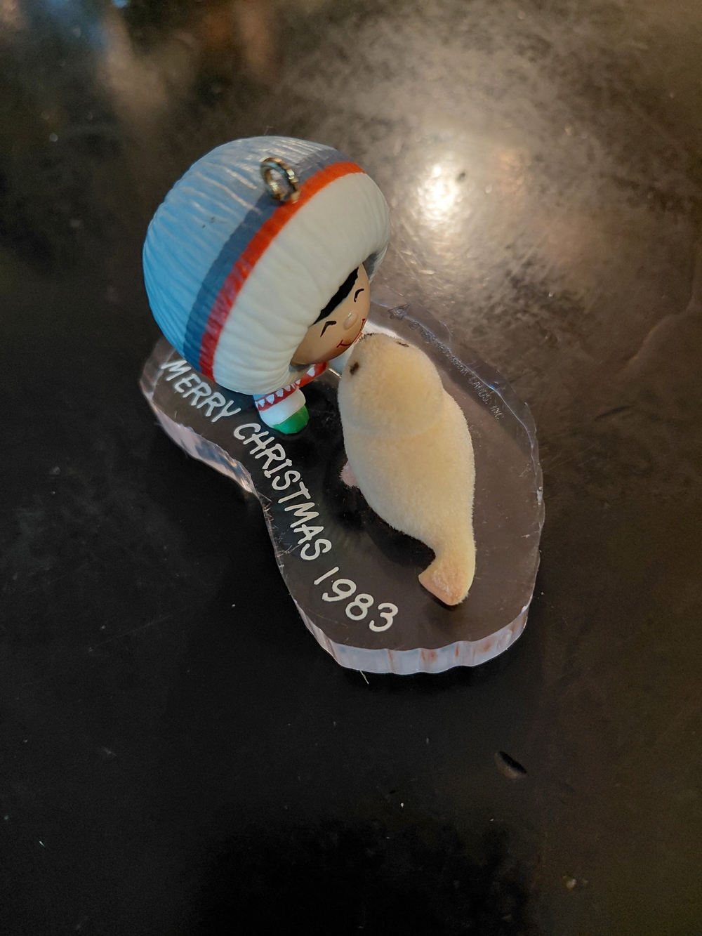 Hallmark Eskimo Kiss Ornament 1983